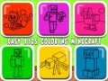 Гульня Easy Kids Coloring Minecraft