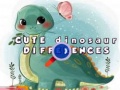 Гульня Cute Dinosaur Differences