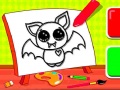 Гульня Easy Kids Coloring Bat
