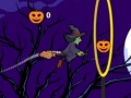 Гульня Flying witch halloween