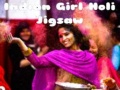 Гульня Indian Girl Holi Jigsaw