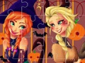 Гульня Princess Halloween Jigsaw