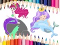 Гульня Mermaid Coloring Book