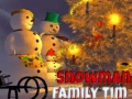 Гульня Snowman Family Time