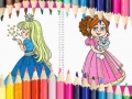 Гульня Beautiful Princess Coloring Book