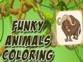 Гульня Funky Animals Coloring