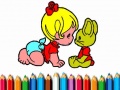 Гульня BTS: Baby Girl Coloring