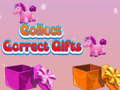 Гульня Collect Correct Gifts