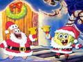 Гульня SpongeBob Christmas Jigsaw Puzzle