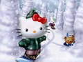 Гульня Hello Kitty Christmas Jigsaw Puzzle