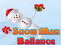Гульня Snow Man Balance