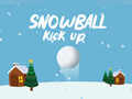 Гульня Snowball Kick Up