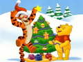 Гульня Winnie the Pooh Christmas Jigsaw Puzzle