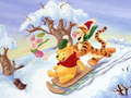 Гульня Winnie the Pooh Christmas Jigsaw Puzzle 2