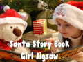 Гульня Santa Story Book Girl Jigsaw