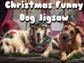 Гульня Christmas Funny Dog Jigsaw