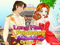 Гульня Long Hair Princess Wedding Dress up