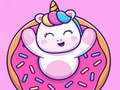 Гульня Cute Rainbow Unicorn Puzzles