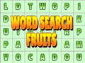 Гульня Word Search Fruits