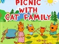 Гульня Picnic With Cat Family