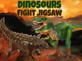 Гульня Dinosaurs Fight Jigsaw