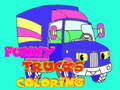 Гульня Funny Trucks Coloring