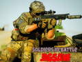 Гульня Soldiers in Battle Jigsaw