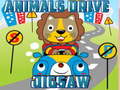 Гульня Animals Drive Jigsaw