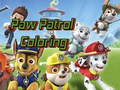 Гульня Paw Patrol Coloring