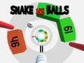 Гульня Snake vs Balls