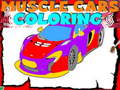 Гульня Muscle Cars Coloring