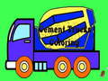 Гульня Cement Trucks Coloring
