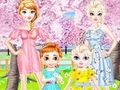 Гульня Frozen Family Flower Picnic