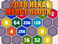 Гульня 2048 Hexa Merge Block