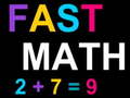 Гульня Fast Math