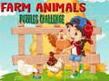Гульня Farm Animals Puzzles Challenge