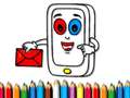 Гульня Mobile Phone Coloring Book