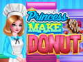 Гульня Princess Make Donut Cooking