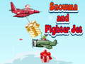 Гульня Snowman and Fighter Jet