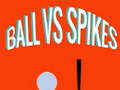 Гульня Ball vs spikes