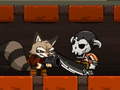 Гульня Raccoon adventure game