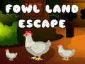 Гульня Fowl Land Escape