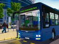 Гульня City Coach Bus Passenger Driving:Bus Parking 2021 