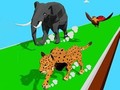 Гульня Animal Transform Race 3D