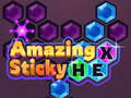 Гульня Amazing Sticky Hex