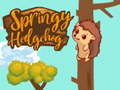 Гульня Springy Hedgehogck