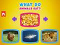 Гульня What Do Animals Eat?