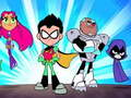 Гульня Teen Titans Jigsaw Puzzle Collection