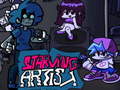 Гульня Friday Night Funkin vs Starving Artist
