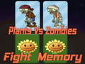 Гульня Plants vs Zombies Fight Memory